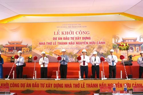 Khởi công xây dựng Nhà thờ Lễ Thành hầu Nguyễn Hữu Cảnh