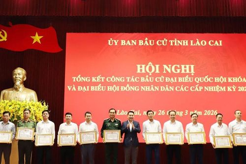 Lào Cai tổ chức thành công, toàn diện cuộc bầu cử đại biểu Quốc hội và Hội đồng nhân dân các cấp Từ lá phiếu hội tụ niềm tin đến sứ mệnh phát triển quê hương