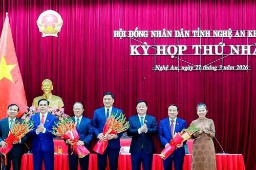 Ông Hoàng Nghĩa Hiếu, Võ Trọng Hải tái đắc cử các chức danh chủ chốt tỉnh Nghệ An