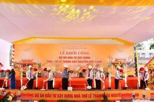 Khởi công xây dựng nhà thờ Lễ Thành hầu Nguyễn Hữu Cảnh