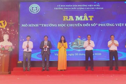 Ra mắt mô hình trường học chuyển đổi số