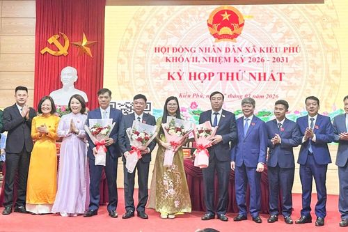 Xã Kiều Phú bầu lãnh đạo chủ chốt HĐND, UBND nhiệm kỳ mới