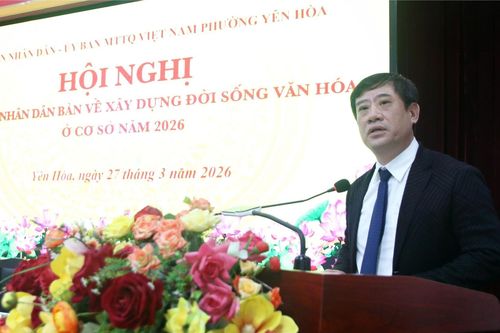 Phường Yên Hòa tổ chức hội nghị đại biểu nhân dân