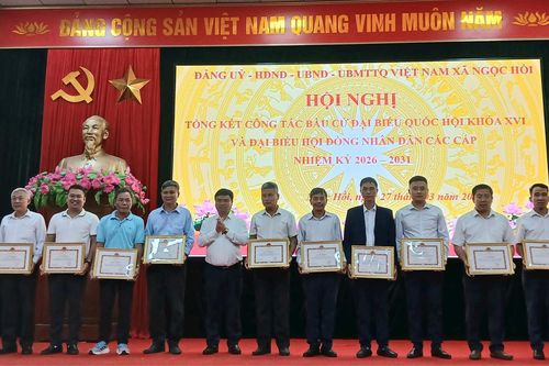 Xã Ngọc Hồi tổng kết công tác bầu cử