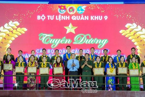 Khai mạc Hội trại Thanh niên, phụ nữ lực lượng vũ trang Quân khu 9