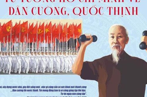 Sáng mãi tư tưởng 'Dân cường thì nước thịnh' của Chủ tịch Hồ Chí Minh