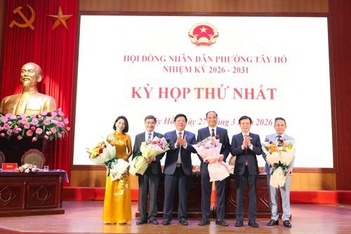 Hà Nội: Kỳ họp thứ Nhất HĐND phường Tây Hồ khóa II bầu đủ nhân sự chủ chốt