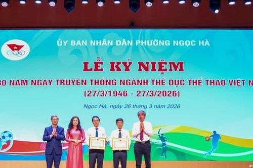 Phường Ngọc Hà bứt phá từ phong trào thể thao, kiến tạo nền tảng phát triển mới