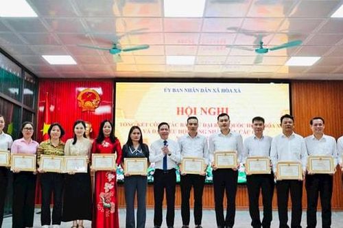 Hòa Xá: 17 tập thể, 86 cá nhân được khen thưởng công tác bầu cử