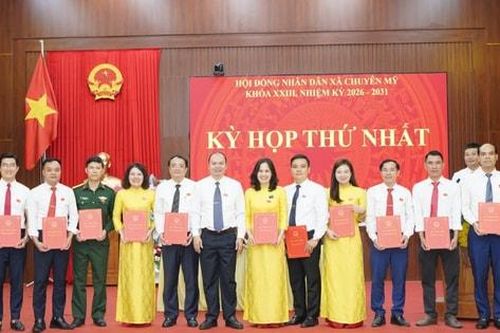 HĐND xã Chuyên Mỹ kiện toàn bộ máy, quyết định nhiều nội dung quan trọng