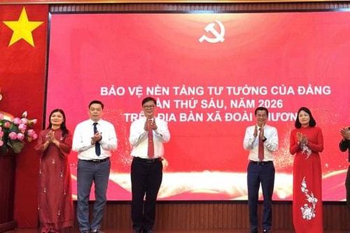 Xã Đoài Phương phát động Cuộc thi chính luận về bảo vệ nền tảng tư tưởng của Đảng năm 2026
