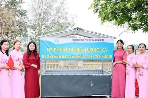 Lan tỏa vai trò của phụ nữ trong thực hiện nếp sống xanh
