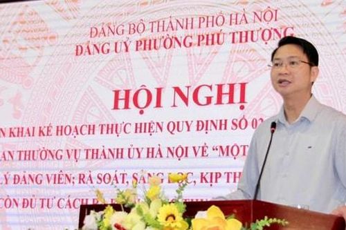 Phú Thượng: Triển khai quy định của Thành ủy Hà Nội về quản lý đảng viên