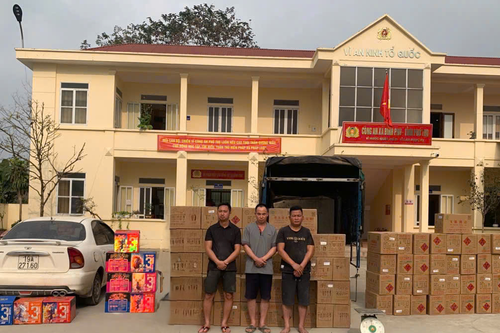 Phú Thọ: Triệt phá đường dây gần 2 tấn pháo hoa nổ, khởi tố 6 bị can