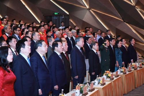 Tổng Bí thư Tô Lâm dự Lễ kỷ niệm 80 năm Ngày truyền thống ngành Thể dục Thể thao