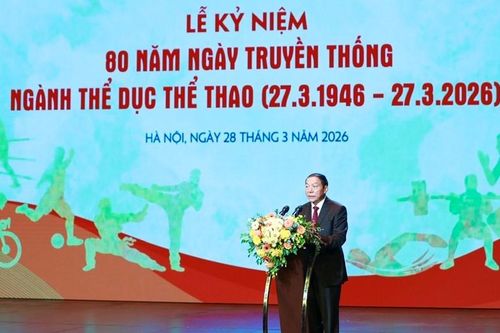 Phát biểu của Bộ trưởng Nguyễn Văn Hùng tại Lễ kỷ niệm 80 năm ngày truyền thống ngành Thể dục, Thể thao
