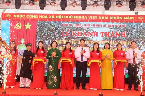 Xã Cổ Đô khánh thành công trình tu bổ, tôn tạo di tích lịch sử văn hóa