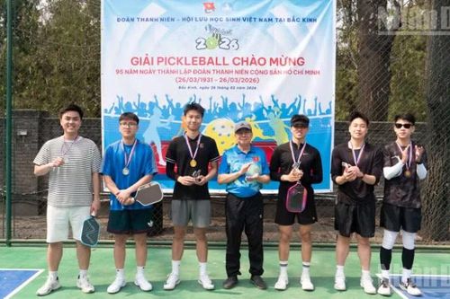 Sôi nổi Giải Pickleball lưu học sinh Việt Nam tại Trung Quốc