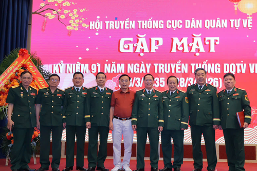 Gặp mặt Hội truyền thống Cục Dân quân tự vệ