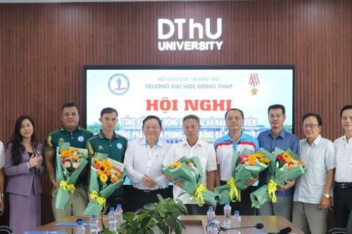 Trường Đại học Đồng Tháp quyết tâm phát triển mạnh mẽ bóng đá học đường