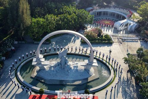 Từ Tượng đài tưởng niệm Chiến sĩ Gạc Ma, những vòng tròn nhân lên lòng yêu nước