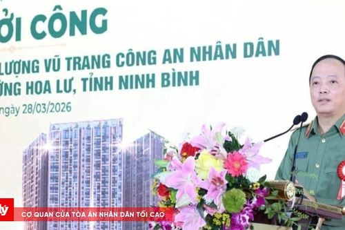 Khởi công Dự án nhà ở cho lực lượng vũ trang Công an nhân dân tại Ninh Bình