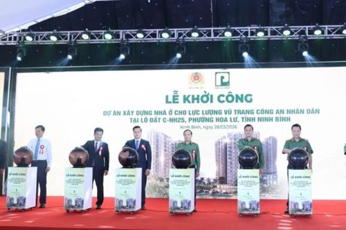Bộ Công an khởi công dự án nhà ở xã hội hơn 4.800 tỷ đồng tại Ninh Bình