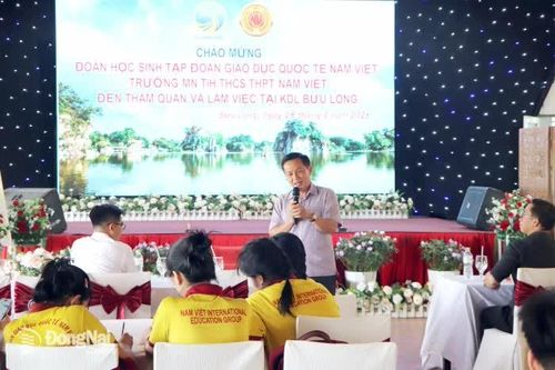 Quảng bá, giới thiệu Khu du lịch Bửu Long đến với học sinh Trường Nam Việt
