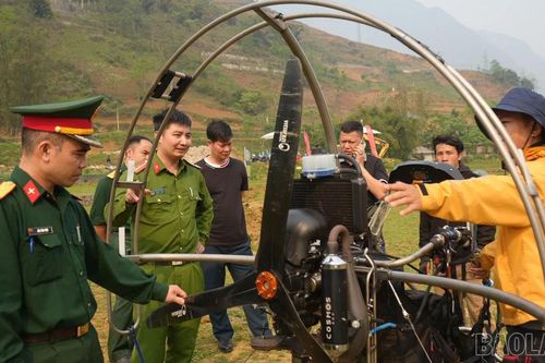 Tạm dừng hoạt động dù lượn gắn động cơ tại xã Tả Van