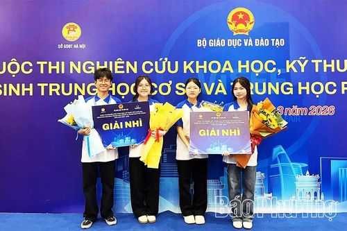Khơi dậy đam mê nghiên cứu khoa học - Môi trường để học sinh sáng tạo