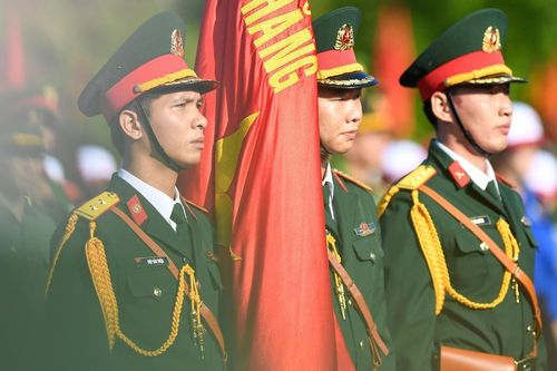 'Vạn dặm Trường Sa - Trong tim Tổ quốc': Lễ thượng cờ tại Khu tưởng niệm Gạc Ma