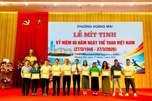 Phường Hoàng Mai kỷ niệm 80 năm truyền thống thể thao Việt Nam
