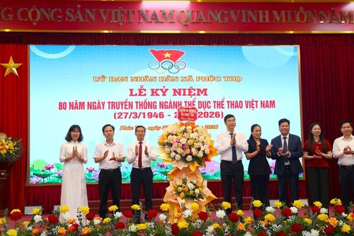 Xã Phúc Thọ kỷ niệm 80 năm ngày thể thao