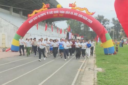 Xã Sóc Sơn tổ chức Ngày chạy Olympic vì sức khỏe toàn dân năm 2026