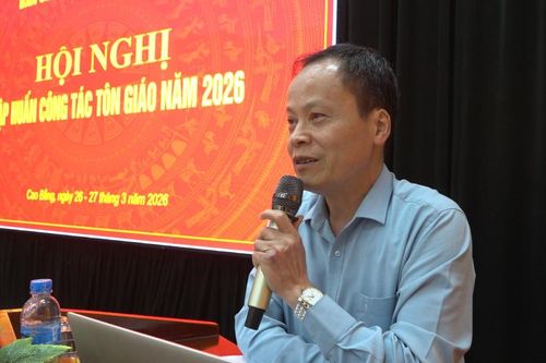 Bế mạc Hội nghị tập huấn công tác tôn giáo năm 2026