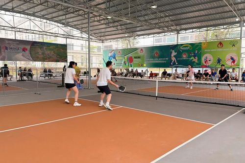 Sôi nổi Giải Pickleball chào mừng kỷ niệm 95 năm thành lập Đoàn