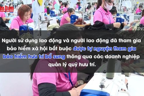 Hoàn thiện cơ chế bảo hiểm hưu trí bổ sung, tạo điều kiện nâng cao mức hưởng lương hưu