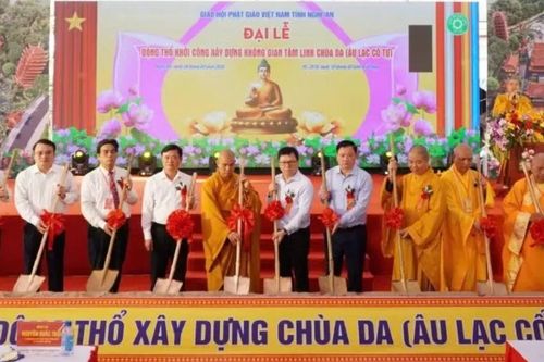 Nghệ An: Khởi công xây dựng Chùa Da, nơi thờ 534 nhà báo liệt sĩ