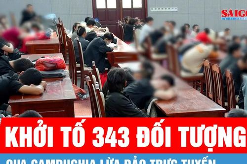 Khởi tố 343 đối tượng sang Campuchia lừa đảo trực tuyến