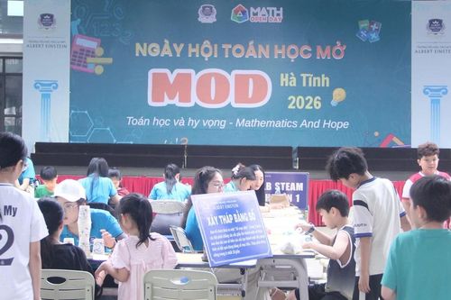 Học sinh Hà Tĩnh hào hứng với Ngày hội Toán học MOD 2026