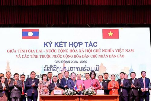 Gia Lai ký kết hợp tác với 4 tỉnh Nam Lào, thúc đẩy phát triển toàn diện