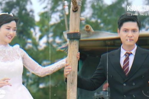 Hậu trường chụp ảnh cưới hài hước của cặp đôi hot nhất phim VTV 'Không giới hạn'