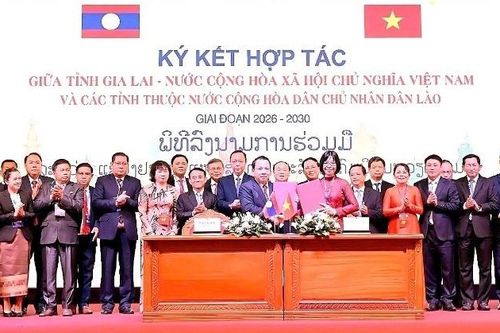 Gia Lai ký kết mở rộng hợp tác với 4 tỉnh Nam Lào