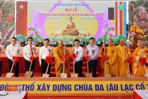 Khởi công Chùa Da: Dựng không gian tri ân 534 nhà báo liệt sỹ