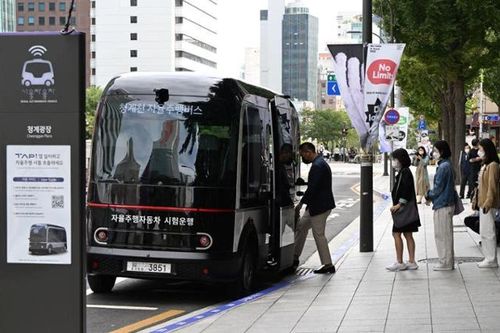 Hàn Quốc triển khai tuyến xe buýt tự hành hoàn toàn đầu tiên tại thủ đô Seoul