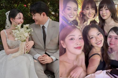 Puka, Khánh Vân và dàn sao lên đồ dự lễ cưới Nhung Gumiho và Andiez Nam Trương