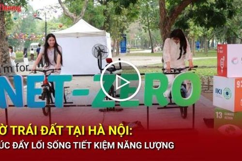 Giờ Trái đất tại Hà Nội: Thúc đẩy lối sống xanh