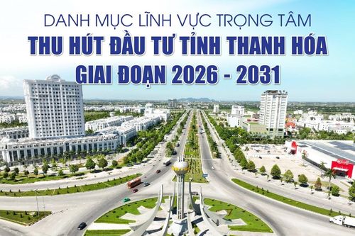 Danh mục lĩnh vực trọng tâm thu hút đầu tư tỉnh Thanh Hóa giai đoạn 2026-2031