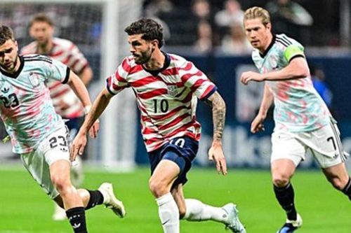 Lukebakio lập cú đúp, tuyển Bỉ vùi dập USA 5-2 trong ngày Pochettino nếm trái đắng