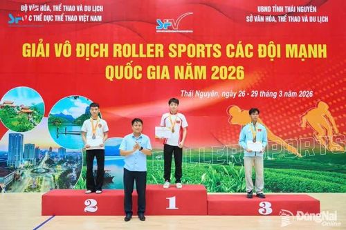 Đồng Nai giành 3 huy chương vàng Giải vô địch Roller Sports các đội mạnh quốc gia 2026